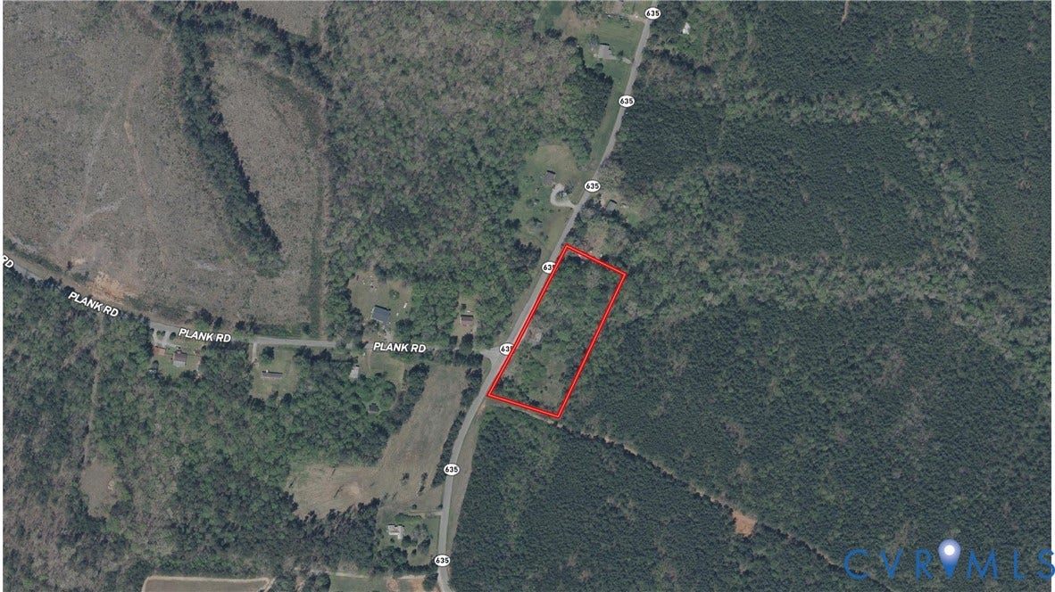 Aerial Survey Map. Illustrating the boundaries of the property and its orientation relative to regional thoroughfares