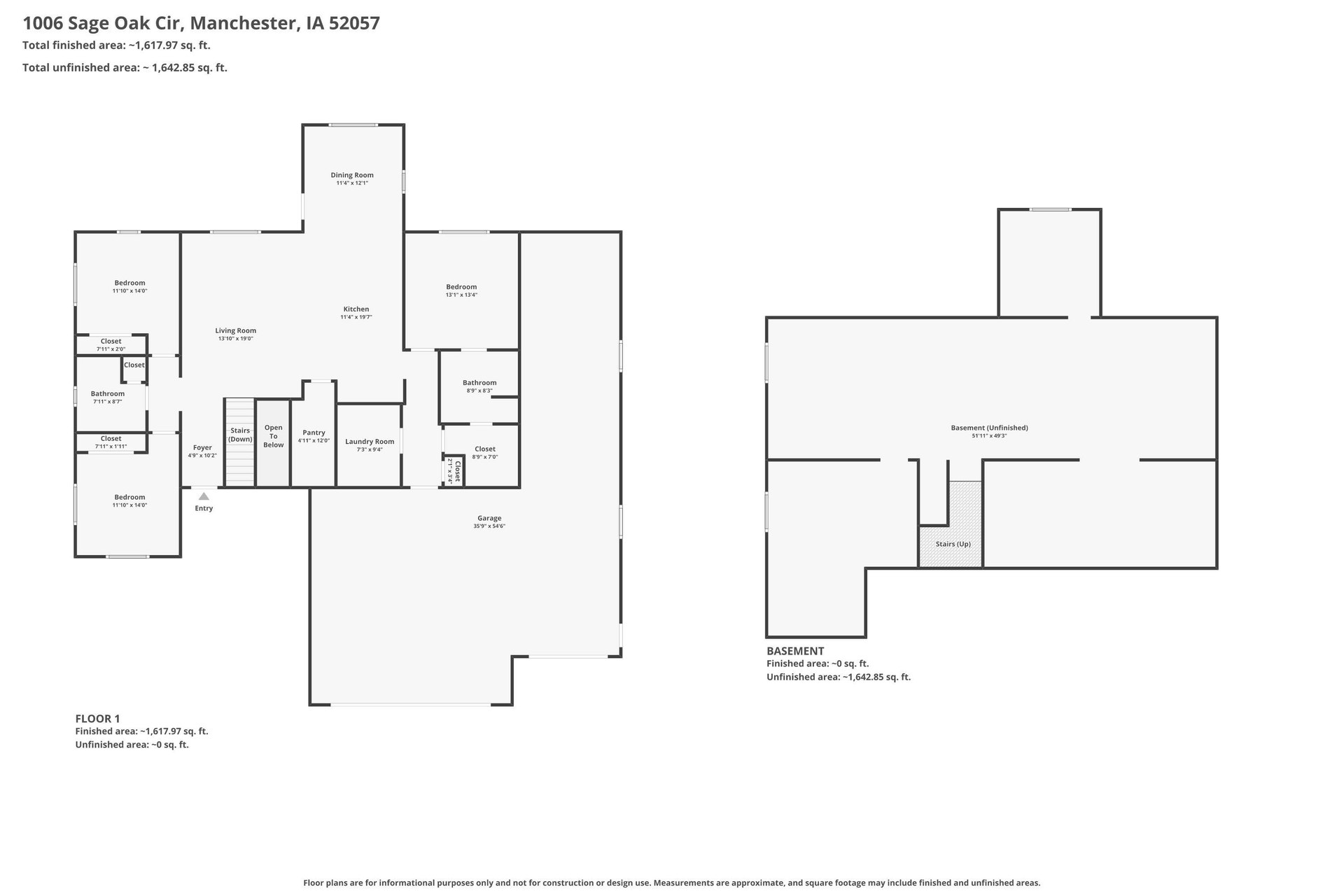1006 Sage Oak Circle, Manchester, IA 52057 1006 Sage Oak Circle, Manchester, IA 52057