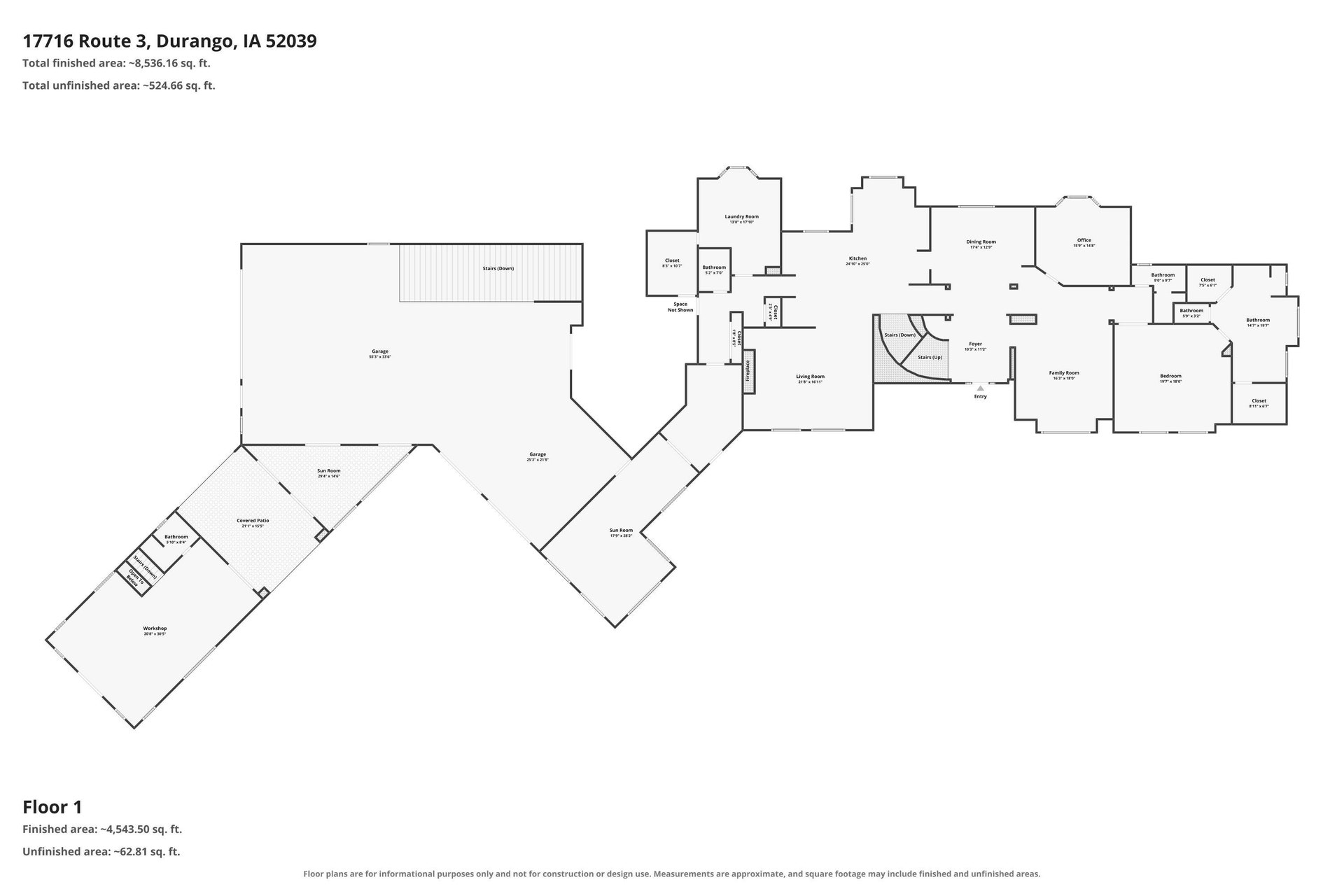 17716 Route 3 Road, Durango, IA 52039 17716 Route 3 Road, Durango, IA 52039
