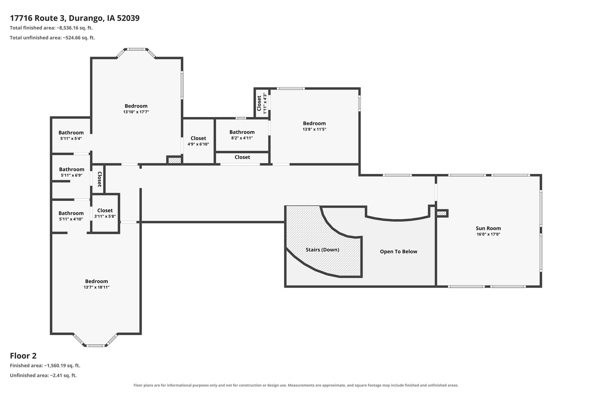 17716 Route 3 Road, Durango, IA 52039 17716 Route 3 Road, Durango, IA 52039