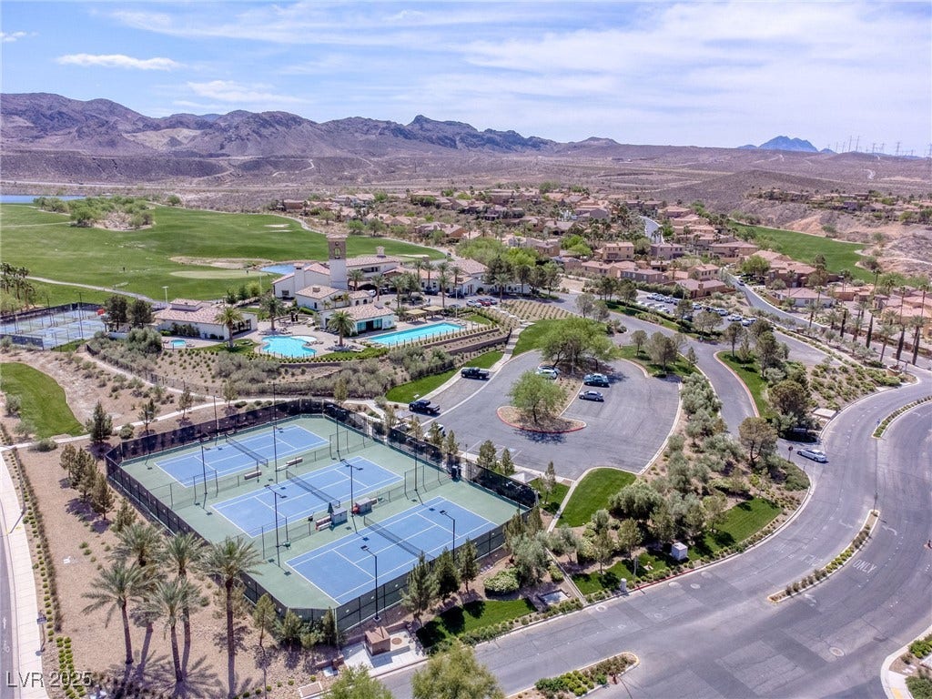 29 Porto Malaga Street, Henderson, NV 89011 Community tennis courts offering a well-maintained space for recreation.