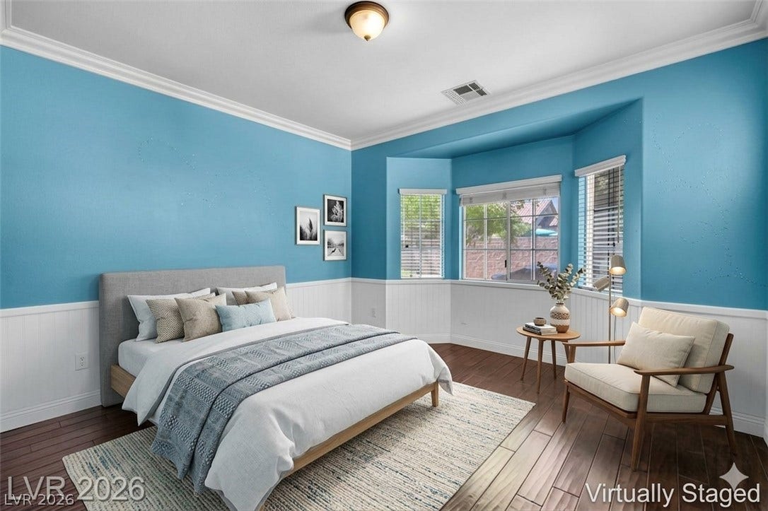 10540 Canon Perdido Street, Las Vegas, NV 89141 Bedroom virtually staged