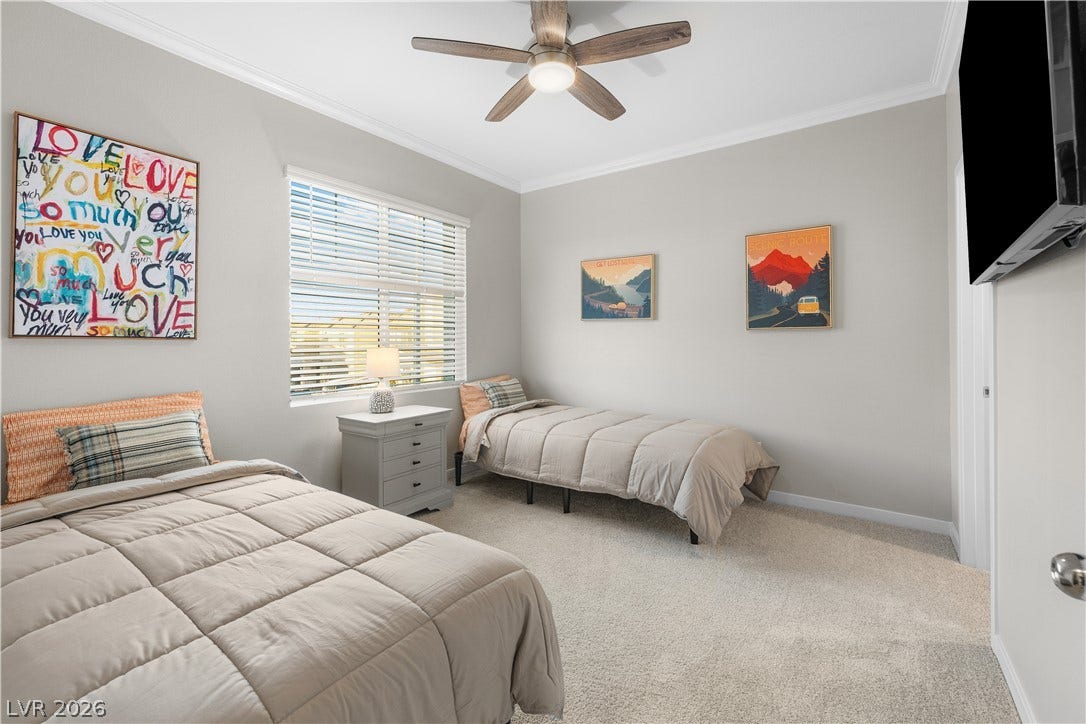 145 Rohan Crest Avenue, Henderson, NV 89011 Upstairs Bedroom