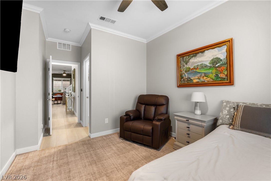 145 Rohan Crest Avenue, Henderson, NV 89011 Downstairs Bedroom