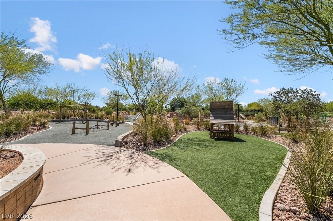 360 Misterioso Street, Henderson, NV 89011 This community playground offers recreation with artificial turf and natural landscaping.