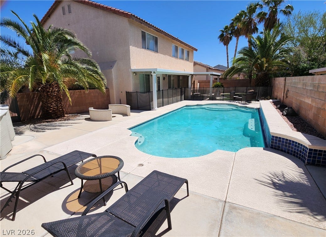 2743 Peekskill Avenue, Henderson, NV 89052 Enjoy outdoor living with this refreshing pool, perfect for relaxation and entertaining under the sun.
