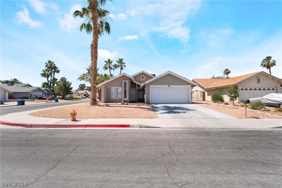 3111 Belvedere Drive, Henderson, NV 89014 A well-maintained facade and desert-friendly landscaping welcome you to this charming single-story home.