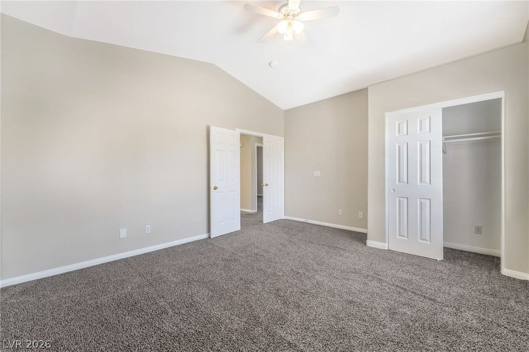 1278 Autumn Wind Way, Henderson, NV 89052 A quiet retreat with vaulted ceilings and plush carpeting awaits.