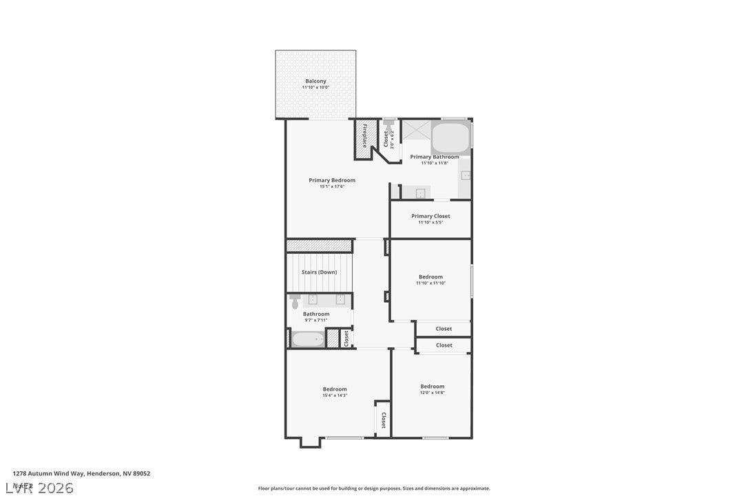 1278 Autumn Wind Way, Henderson, NV 89052 Visualize the thoughtful layout of this upper-level residence, complete with private balcony access.