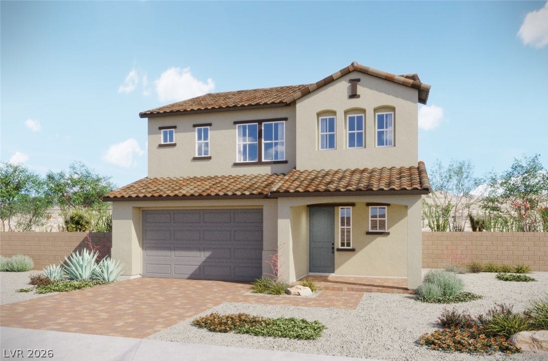 243 Xavian Place, Henderson, NV 89015 Sienna Plan - Elevation A ~ Rendering ~