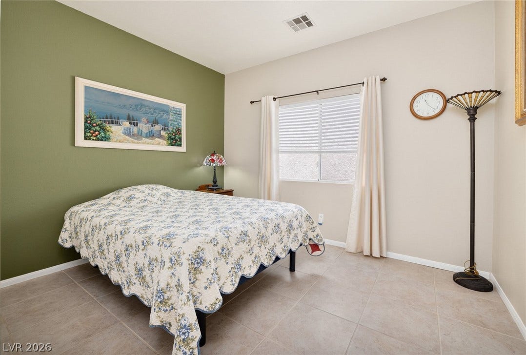 4467 Verdiccio Avenue, Las Vegas, NV 89141 Bedroom 3 with tiled flooring.