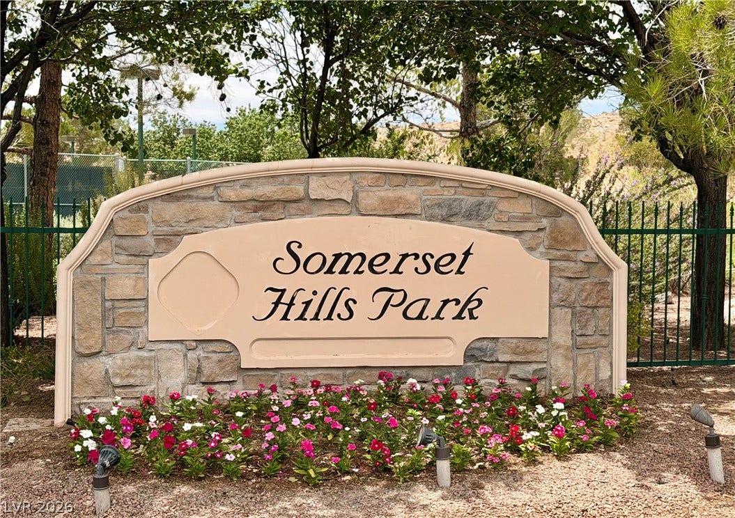 4467 Verdiccio Avenue, Las Vegas, NV 89141 Somerset Hills Park is located directly across the street from the entrance to Montecito. It features a shaded playground & picnic areas, and tennis courts.