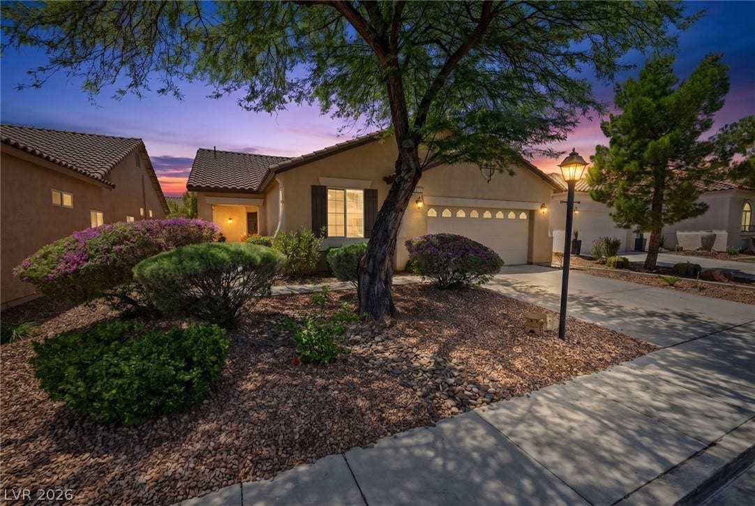 4467 Verdiccio Avenue, Las Vegas, NV 89141 Twilight feel.