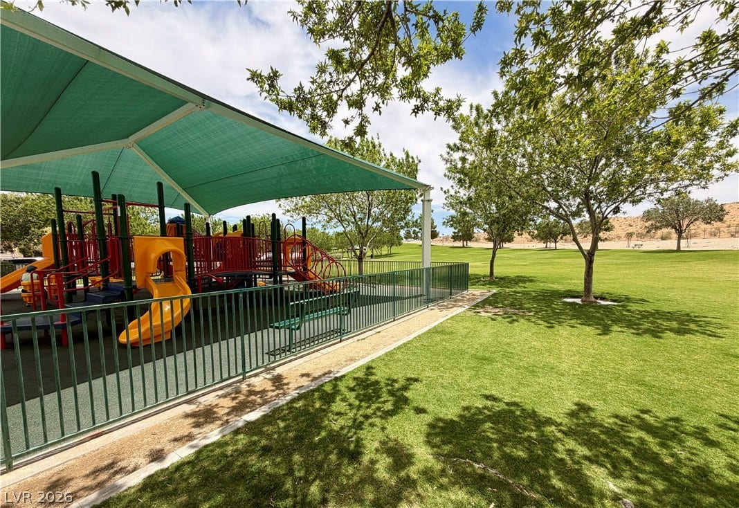 4467 Verdiccio Avenue, Las Vegas, NV 89141 Playground and grass area at Somerset Hills Park.