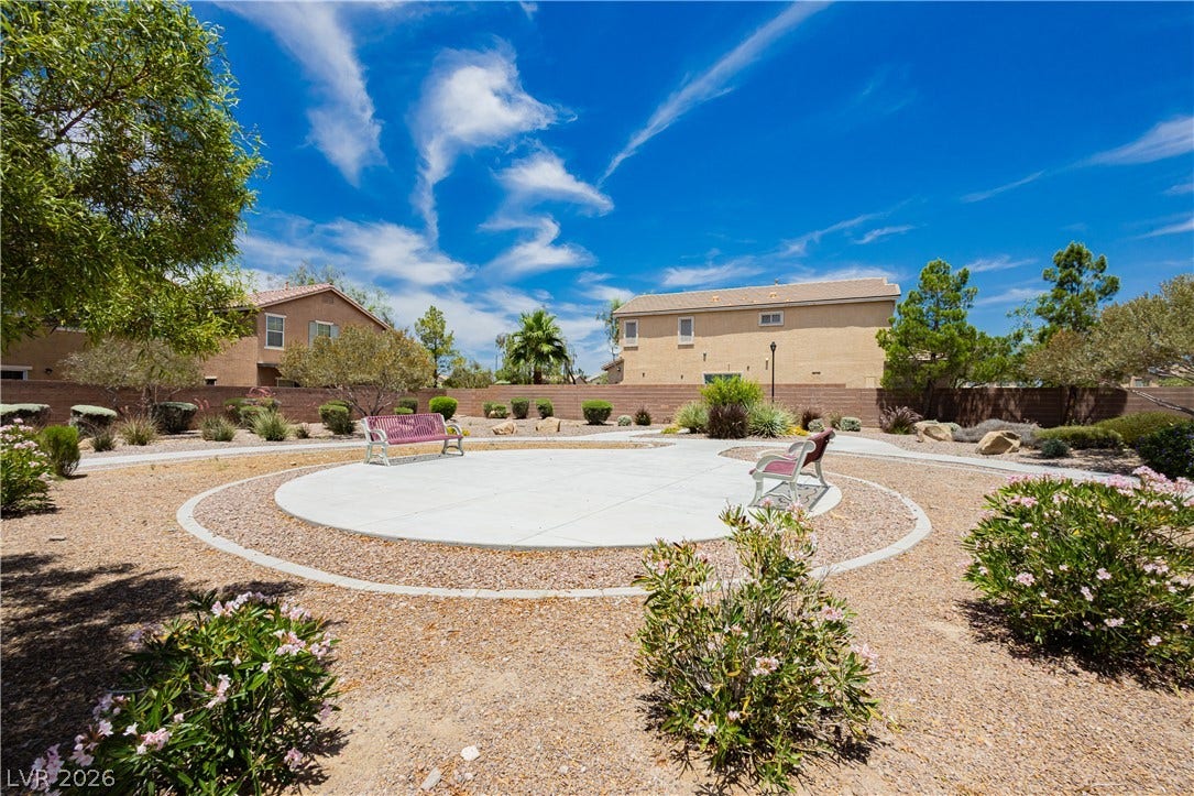 1176 Via Piazza, Henderson, NV 89052 Well-maintained community park provides peaceful outdoor enjoyment.