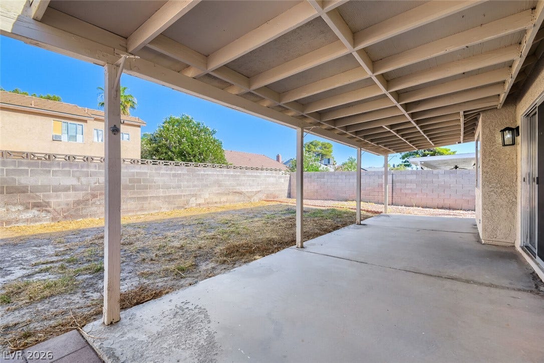 2343 Valleywood Road, Henderson, NV 89014 A spacious covered patio provides an ideal setting for outdoor enjoyment.
