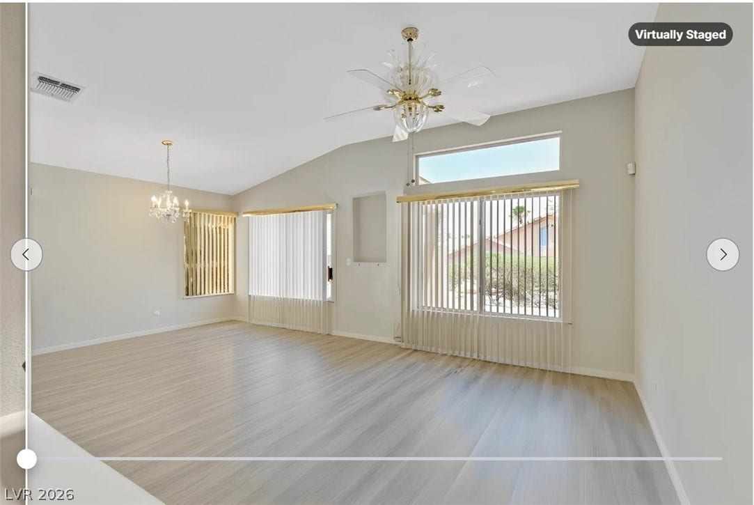 468 Bonnie Brook Place, Henderson, NV 89012 Furniture VIRTUALLY removed.