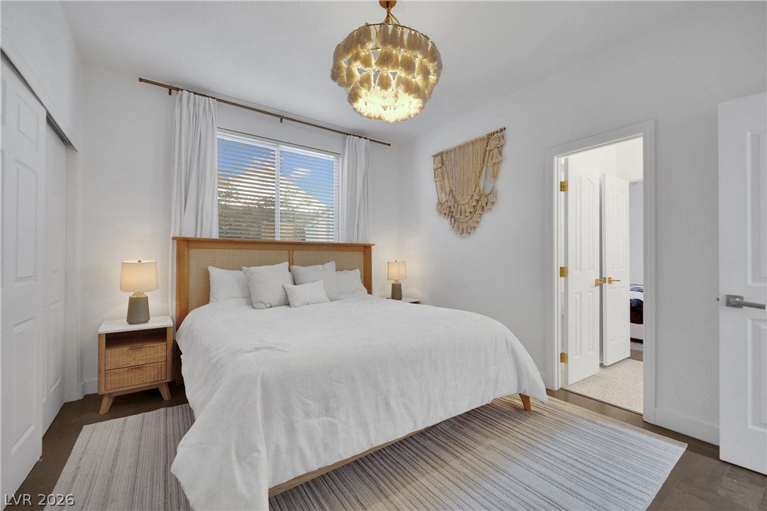 2516 Serenity Hollow Drive, Henderson, NV 89052 Light fixture creates Modern Design.