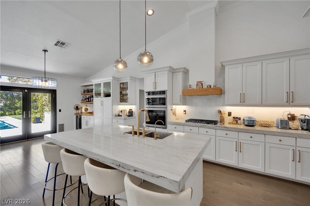 2516 Serenity Hollow Drive, Henderson, NV 89052 Culinary delights await in this bright kitchen.