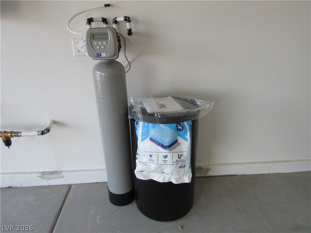 510 CHESTNUT FALCON AVE, Henderson, NV 89011 Essential water softener system ensures premium quality water throughout the home. Photo is Actual Home.