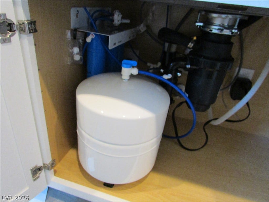 510 CHESTNUT FALCON AVE, Henderson, NV 89011 Essential under-sink water filtration system for pure, clean water. Photo is Actual Home.