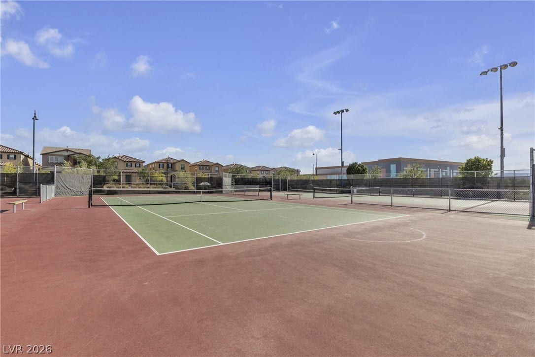 3106 Berceto Court, Henderson, NV 89044 Serve up fun on community tennis courts with well-maintained surfaces, surrounded by residential charm.