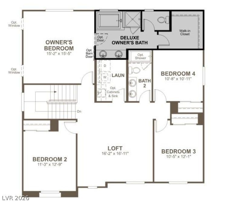 40 Fairdale Drive, Henderson, NV 89011 A well-designed floor plan includes a primary bedroom with an en-suite bath and a convenient walk-in closet.