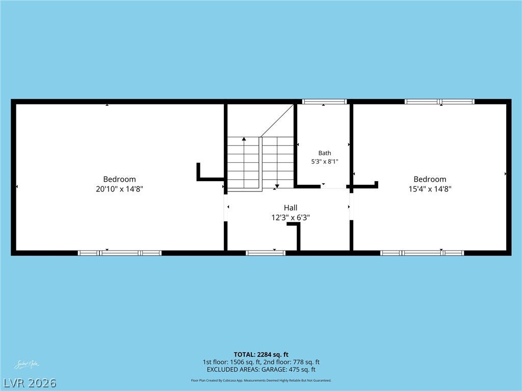 3303 Royce Court, Las Vegas, NV 89121 Visualize the layout of this residence with a comprehensive floor plan outlining room dimensions.
