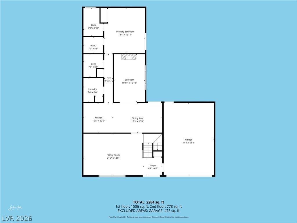 3303 Royce Court, Las Vegas, NV 89121 Visualize the spacious layout of this property with its defined family room, kitchen, and private garage.