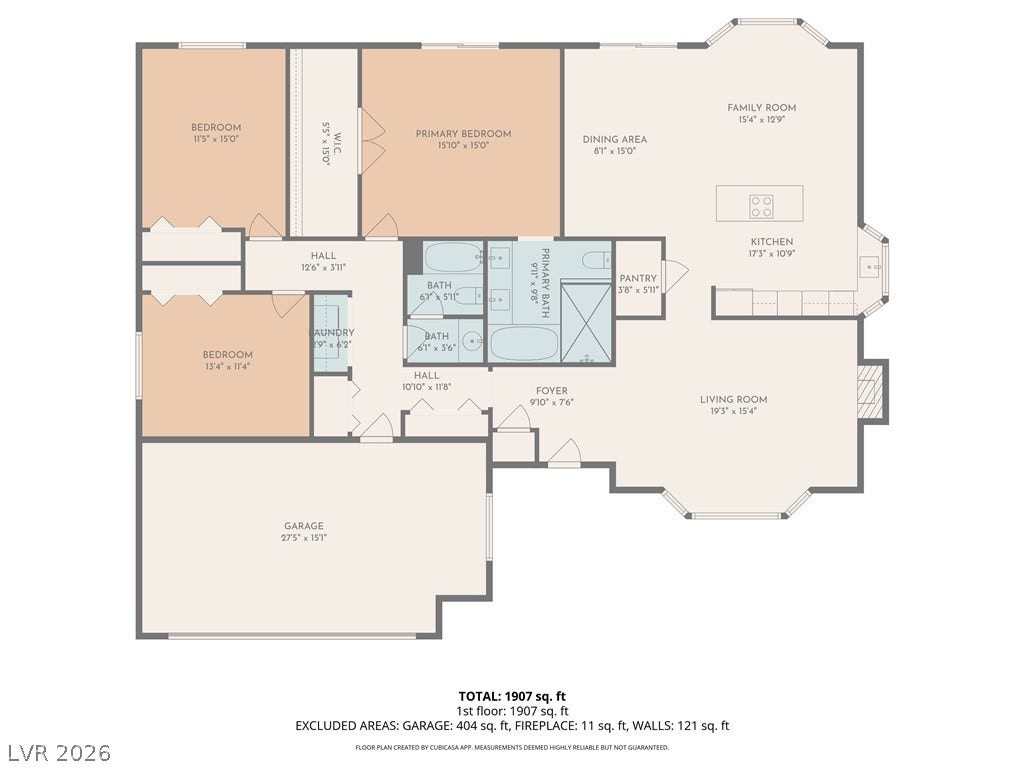 9180 Mohawk Street, Las Vegas, NV 89139 View of floor plan / room layout