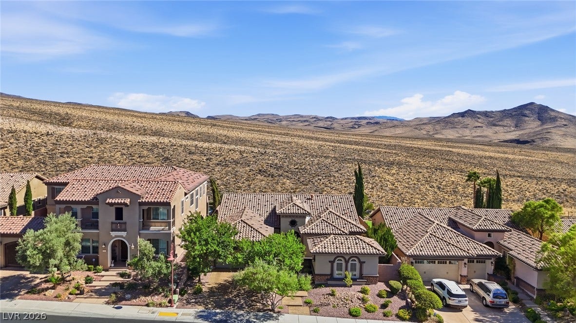 2397 Luberon Drive, Henderson, NV 89044 Experience modern living with desert mountain views from these contemporary desert homes.