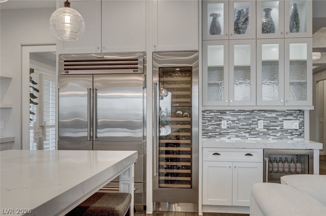 274 Evante Street, Las Vegas, NV 89138 Culinary aspirations meet elegant design in this kitchen, boasting stainless steel appliances and sophisticated cabinetry.