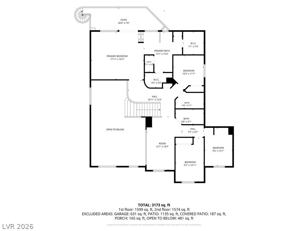 2218 Alanhurst Drive, Henderson, NV 89052 Visualize the spacious layout across two floors, featuring multiple bedrooms and a generous primary suite.