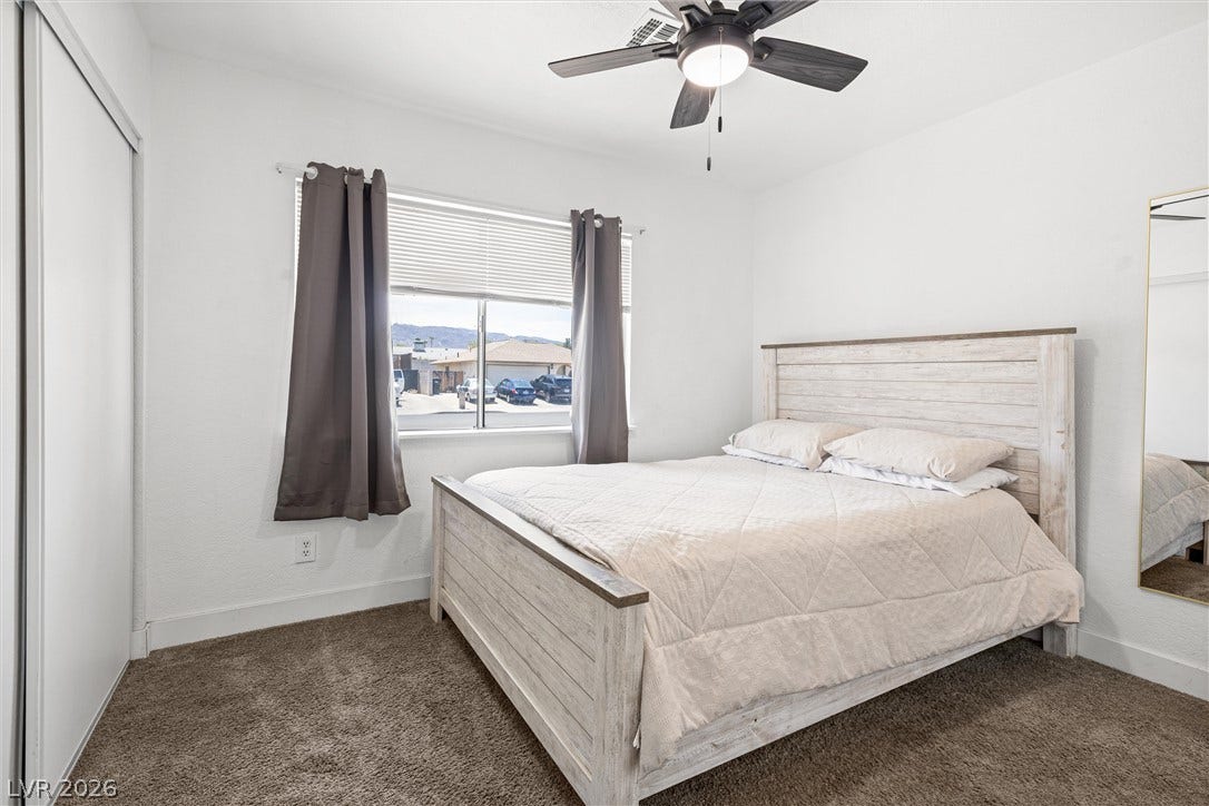 525 Van Dornum Avenue, Henderson, NV 89011 A well-lit bedroom provides comfortable living space.