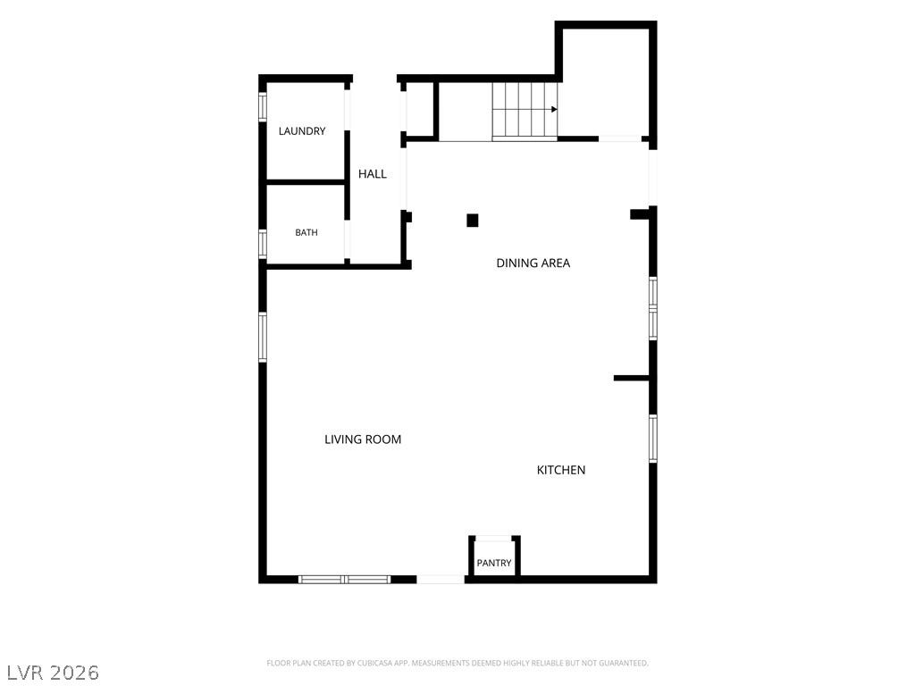 First floor plan.