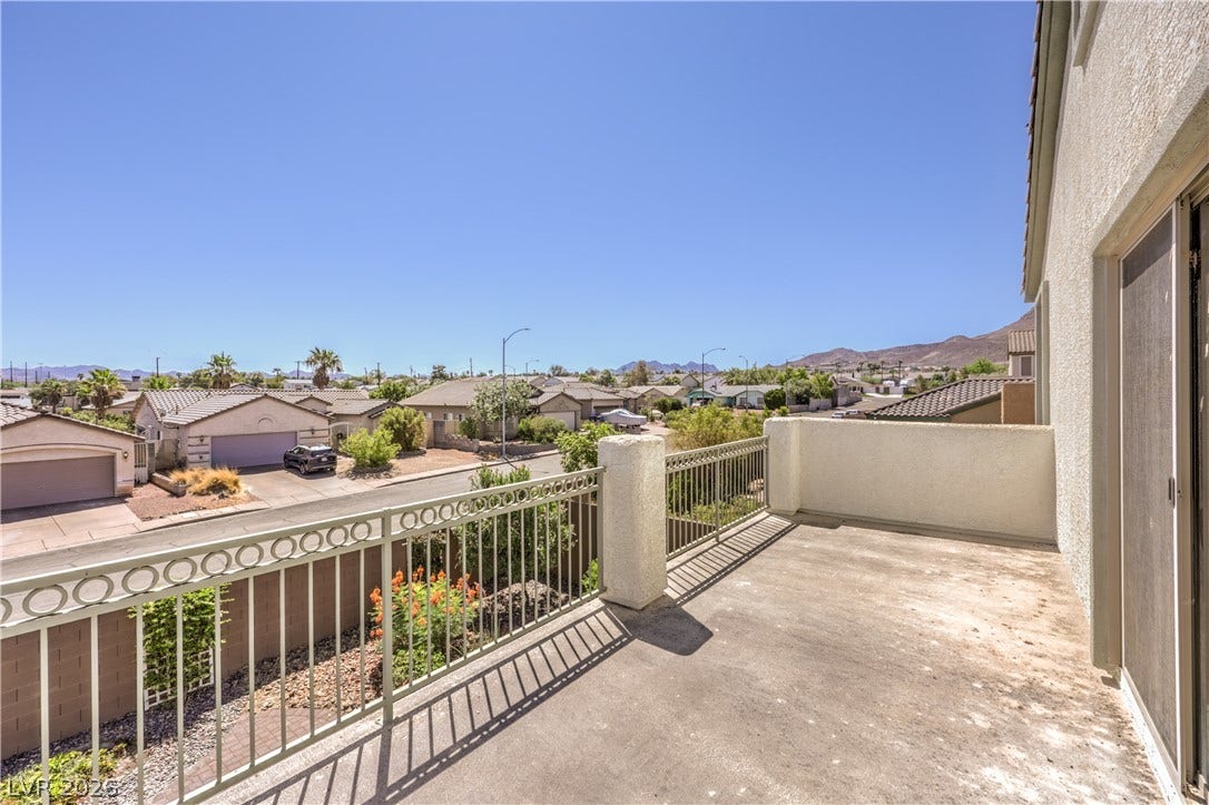 260 Quail Ranch Drive, Henderson, NV 89015 A spacious balcony