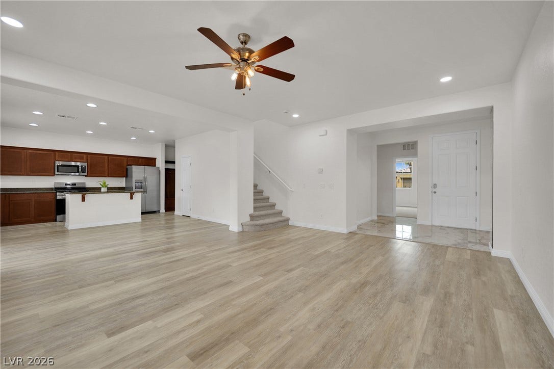 771 White Dogwood Court, Las Vegas, NV 89148 Clean lines and a spacious open layout connect the primary living areas seamlessly.