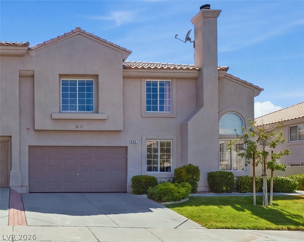 505 Rafkin Place, Henderson, NV 89052 A well maintained townhome with a 2 car garage and driveway parking