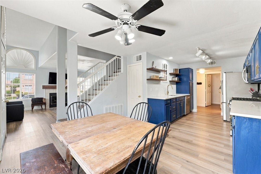 505 Rafkin Place, Henderson, NV 89052 An inviting open-concept layout connects the kitchen, dining, and living areas, offering effortless flow.