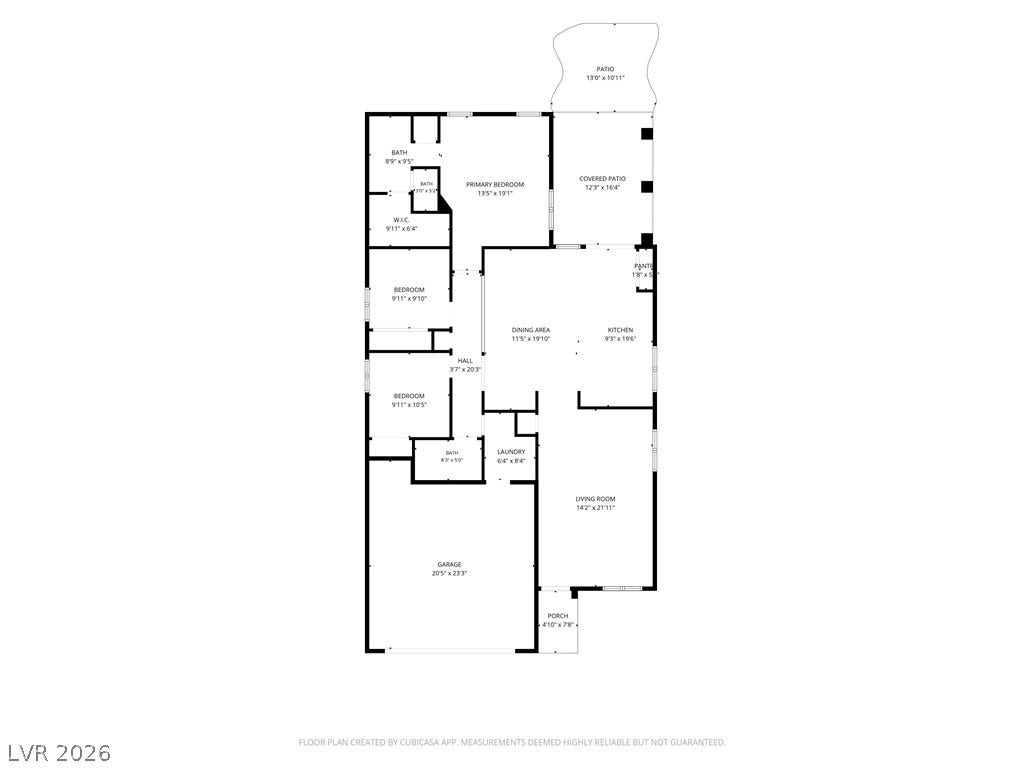648 Moonlight Mesa Drive, Henderson, NV 89011 Visualize your future within this detailed floor plan, showcasing functional room layouts.