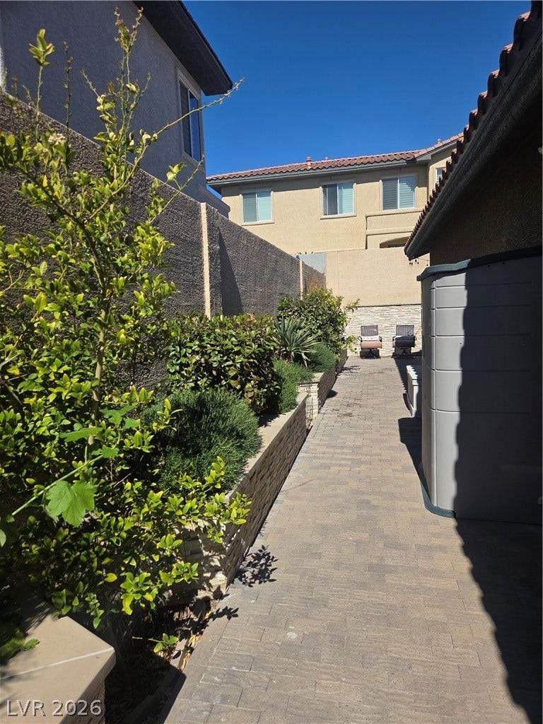 11388 Orazio Drive, Las Vegas, NV 89138 Fully landscaped side yard!