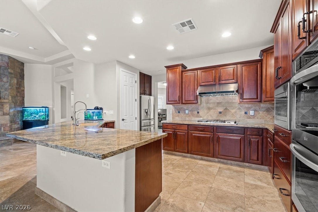 11388 Orazio Drive, Las Vegas, NV 89138 Beautiful marble kitchen counters!