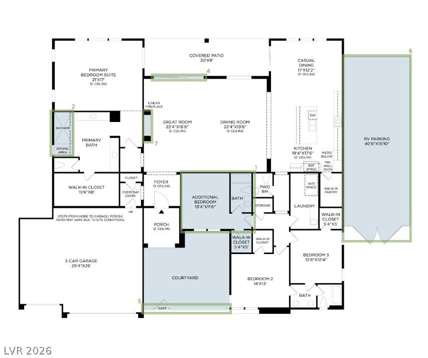 6172 Royal Topaz Court, Las Vegas, NV 89149 Photos and renderings are for illustrative purposes only and may not depict the actual home. Images may include optional features and upgrades. Actual selections, finishes, colors, and included features may vary