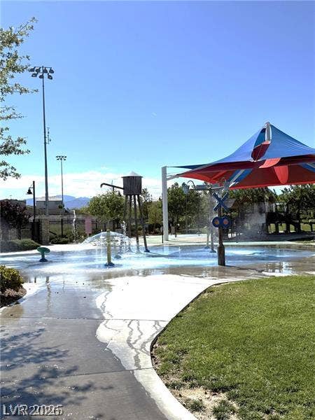 10226 Pleasant Knoll Avenue, Las Vegas, NV 89166 Splash pad & water feature at Skye Canyon Community Recreational Center.