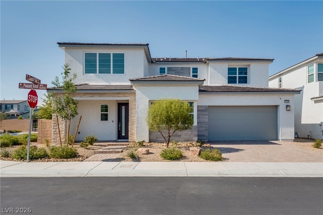 10226 Pleasant Knoll Avenue, Las Vegas, NV 89166 Premium corner lot with nice curb appeal.