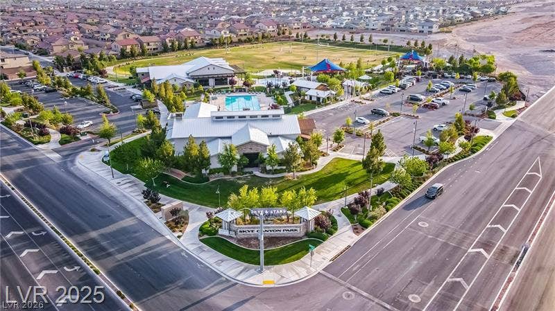 10226 Pleasant Knoll Avenue, Las Vegas, NV 89166 An aerial view of the Skye Canyon Community Recreational Center.