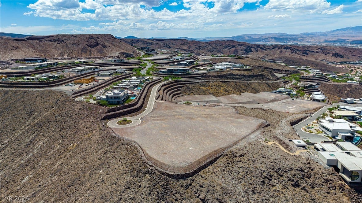 2 Epic View Court, Henderson, NV 89012 Dramatic mountain and valley views frame this expansive hillside building lot.