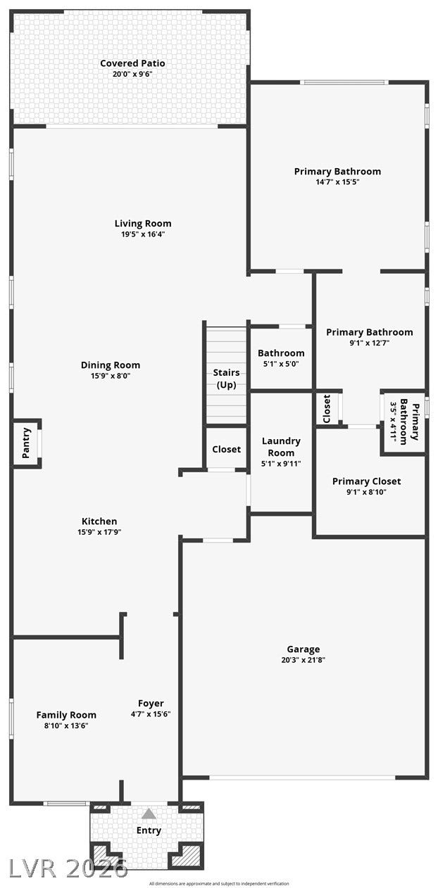 An intuitive two-story floor plan layout showcases an open-concept flow and spacious main-level living areas.