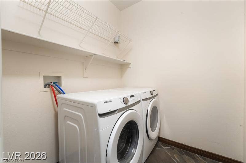 10605 Bardilino Street, Las Vegas, NV 89141 Functional workspace features built-in shelving and tile flooring.