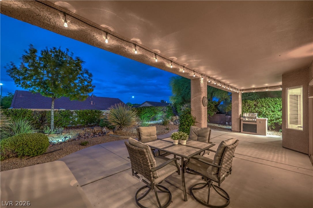 Fully Fenced Rear Yard with Covered Patio and B/I BBQ